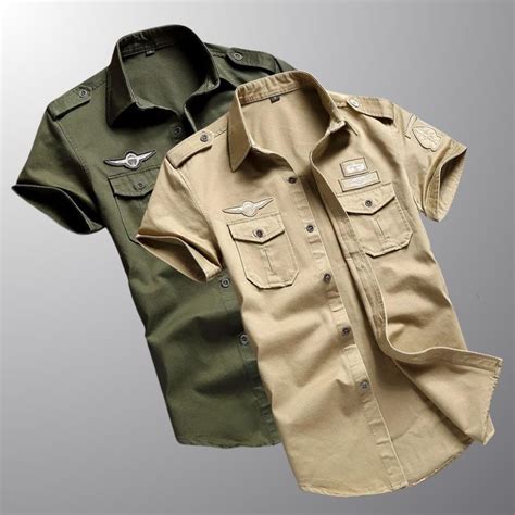 Comprar Camisa Masculina Militar Manga Curta .